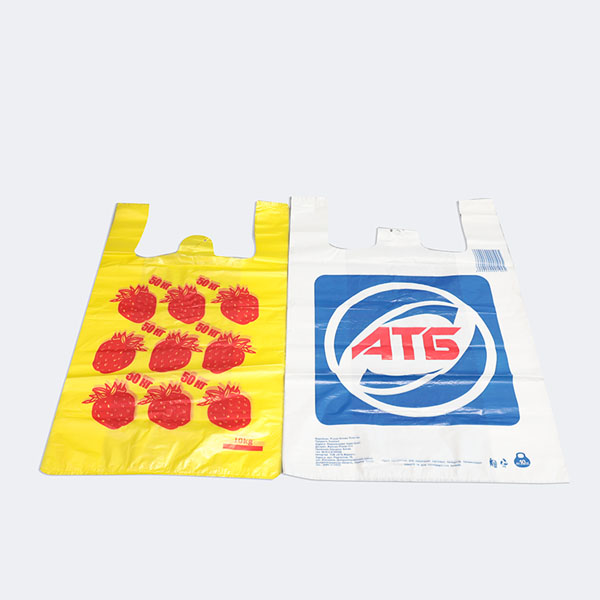 DIE CUT PRINTED T-SHIIRT BAGS